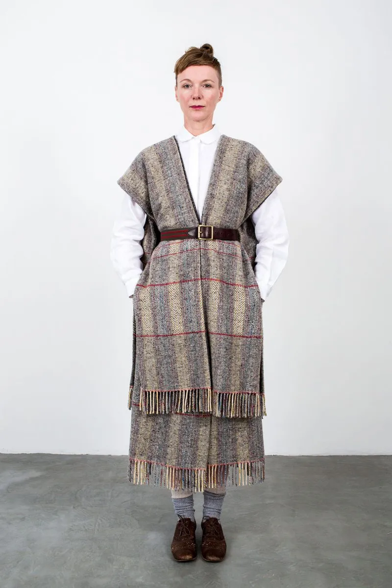 long gilet sold by The Tweed Project