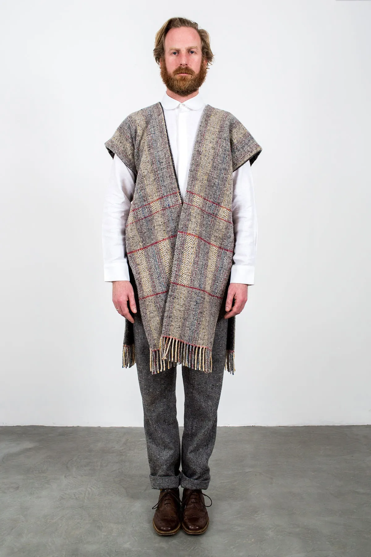 long gilet sold by The Tweed Project product image thumbnail 2