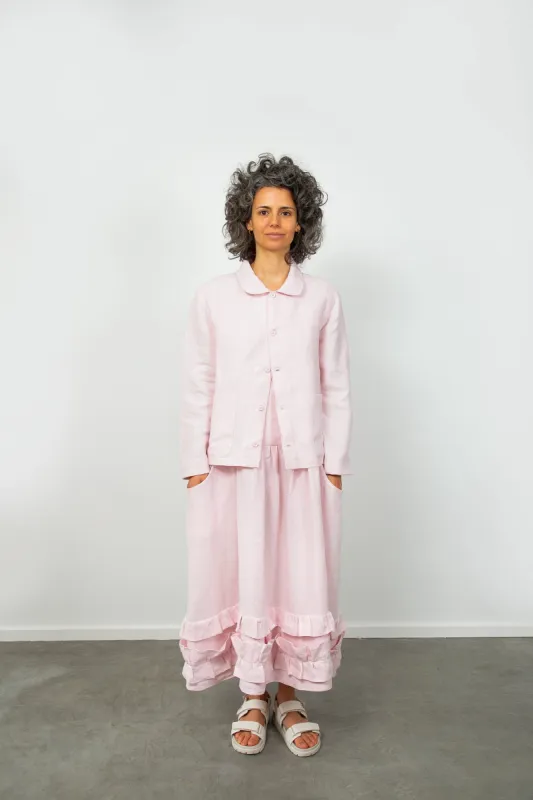 Pink Linen Jacket sold by The Tweed Project