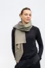 The STABLE Irish Linen Scarf - Ginger Herringbone sold by Stable of Ireland