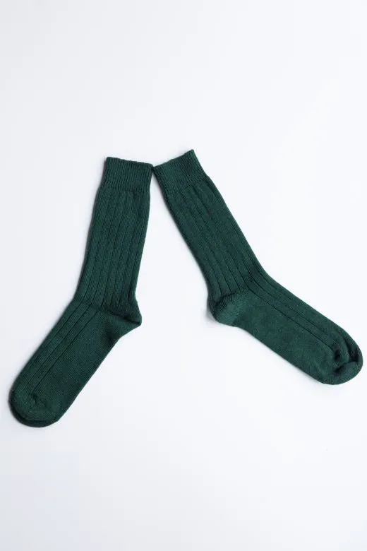 Bottle Green Cashmere Socks sold by Stable of Ireland product image thumbnail 4