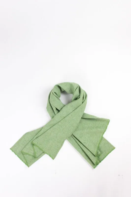 Green Diamond Weave Scarf sold by Stable of Ireland