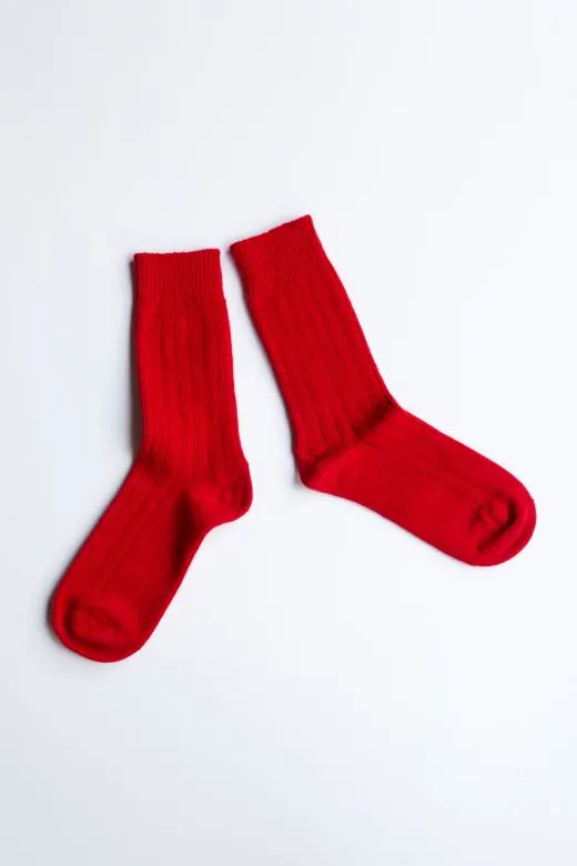 Red Cashmere Socks sold by Stable of Ireland product image thumbnail 3
