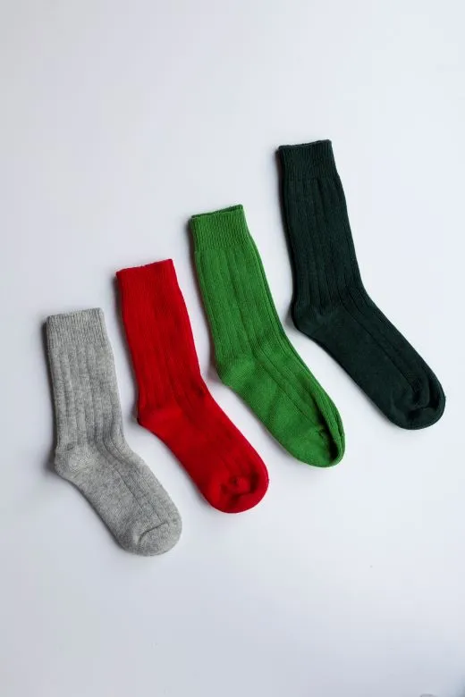 Red Cashmere Socks sold by Stable of Ireland product image thumbnail 4