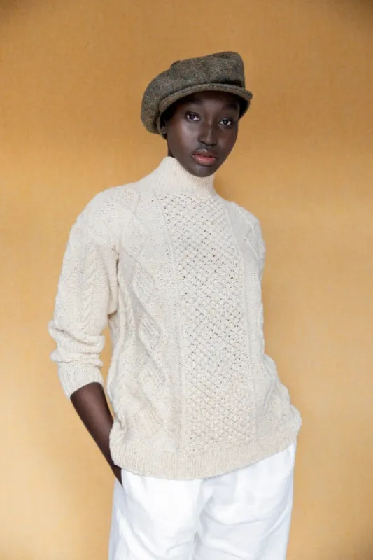 Natural Aran Hand-Knit Jumper sold by Stable of Ireland