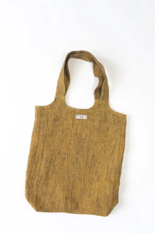 Gold Swim Linen Tote sold by Stable of Ireland