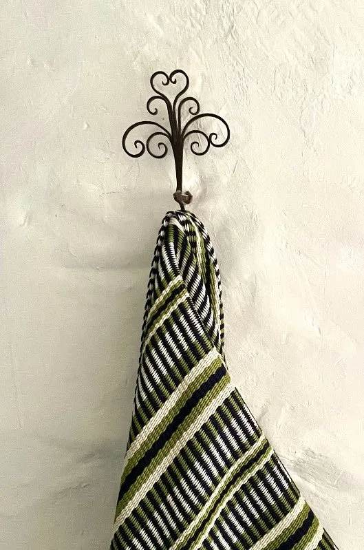 Green & Black Long Island Crios Large Scarf sold by Stable of Ireland product image thumbnail 2