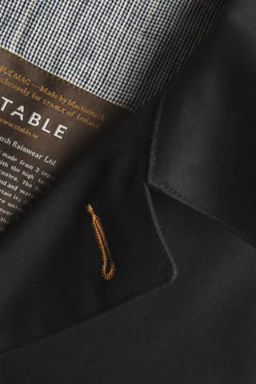 Ink Black Raincoat Cape sold by Stable of Ireland