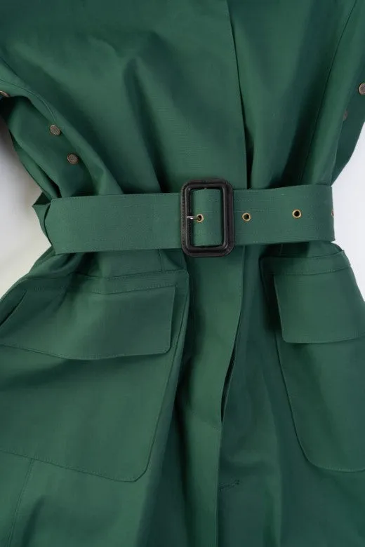 Bottle Green Mack Trench Coat sold by Stable of Ireland