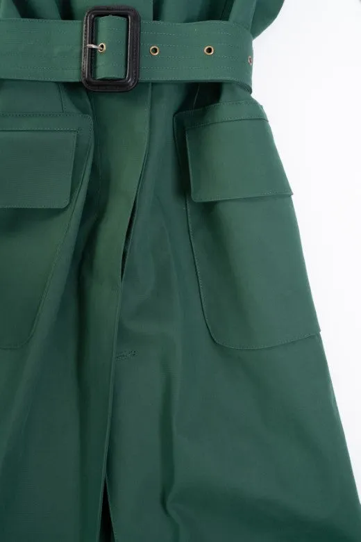 Bottle Green Mack Trench Coat sold by Stable of Ireland product image thumbnail 3