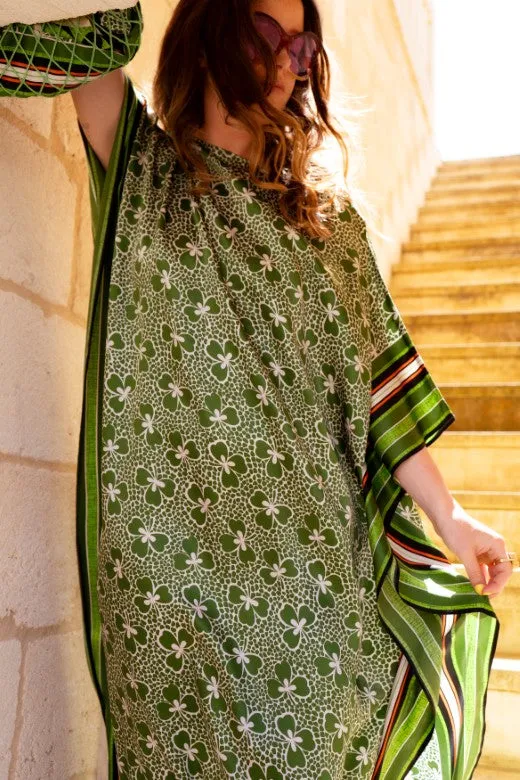 Small Shamrock Silk Dress sold by Stable of Ireland product image thumbnail 3