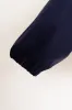 Irish Linen Top in Navy Poplin sold by Stable of Ireland