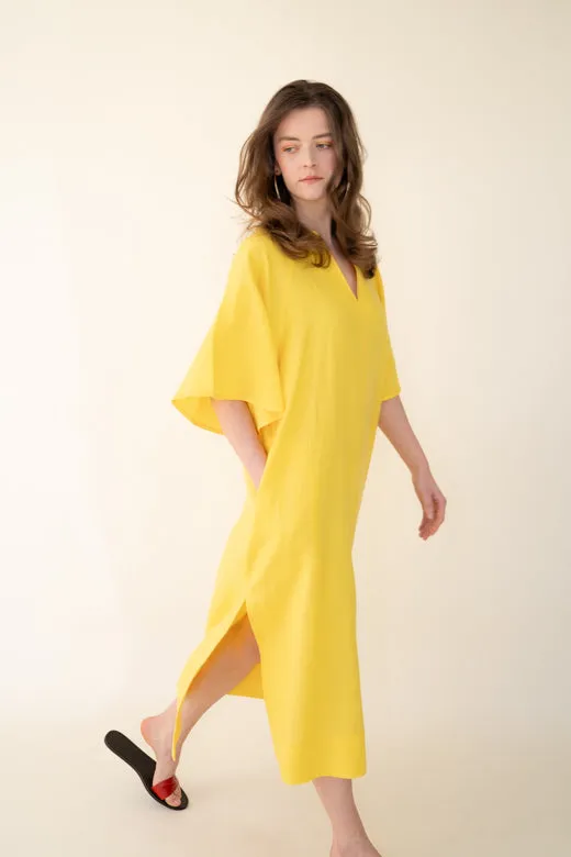 Irish Linen Kaftan Dress sold by Stable of Ireland product image thumbnail 4