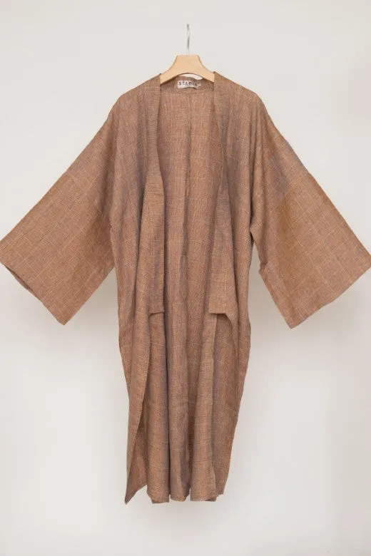 Irish Linen Kimono Robe sold by Stable of Ireland product image thumbnail 3