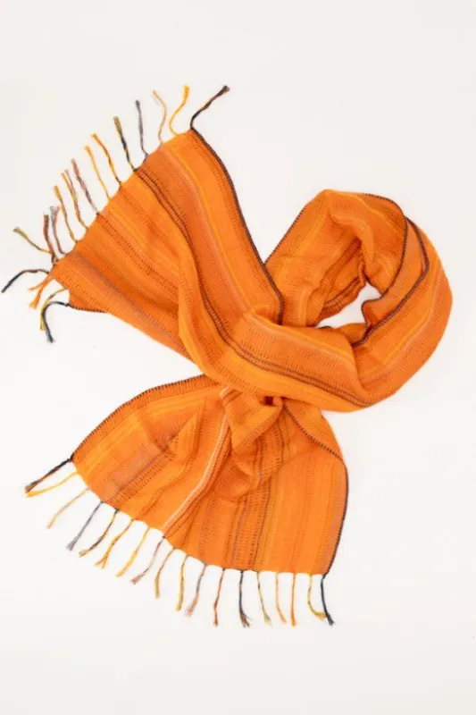 Orange Handwoven Crios Wrap sold by Stable of Ireland