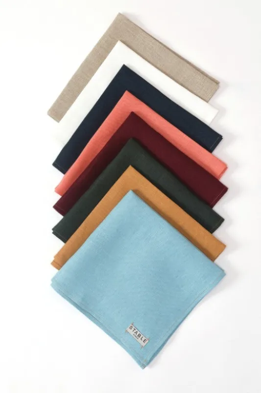 STABLE Autumn Winter 2025 Irish Linen Napkins sold by Stable of Ireland