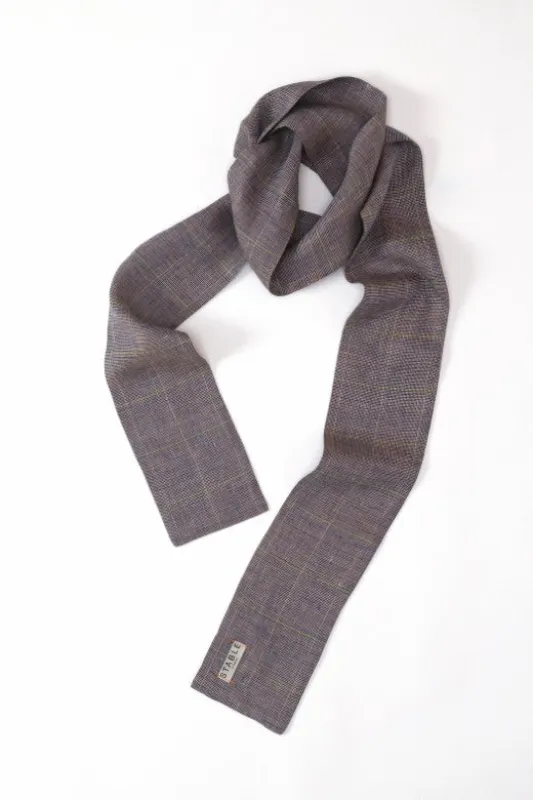 The STABLE Irish Linen Scarf - Blue Lavender sold by Stable of Ireland