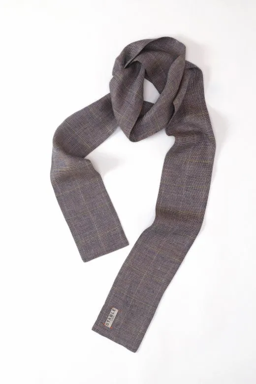 The STABLE Irish Linen Scarf - Blue Lavender sold by Stable of Ireland