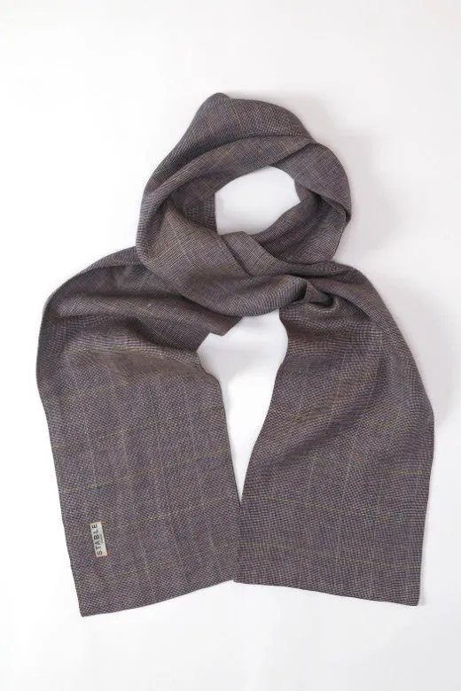The STABLE Irish Linen Scarf - Blue Lavender sold by Stable of Ireland product image thumbnail 3