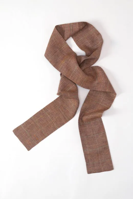 The STABLE Irish Linen Scarf - Cinnamon Brown sold by Stable of Ireland product image thumbnail 3