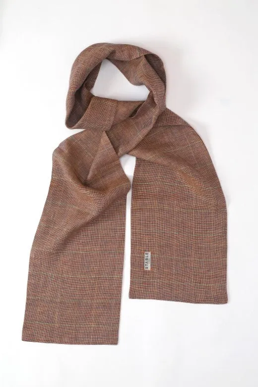 The STABLE Irish Linen Scarf - Cinnamon Brown sold by Stable of Ireland product image thumbnail 2