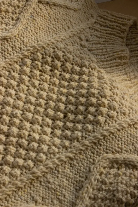 Handknit Aran Jumper sold by Stable of Ireland product image thumbnail 3