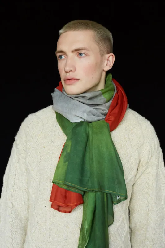 The Irish Tricolour Scarf by STABLE of Ireland sold by Stable of Ireland