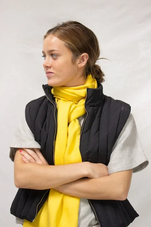 The STABLE Irish Linen Scarf - Sun Yellow sold by Stable of Ireland product image thumbnail 3