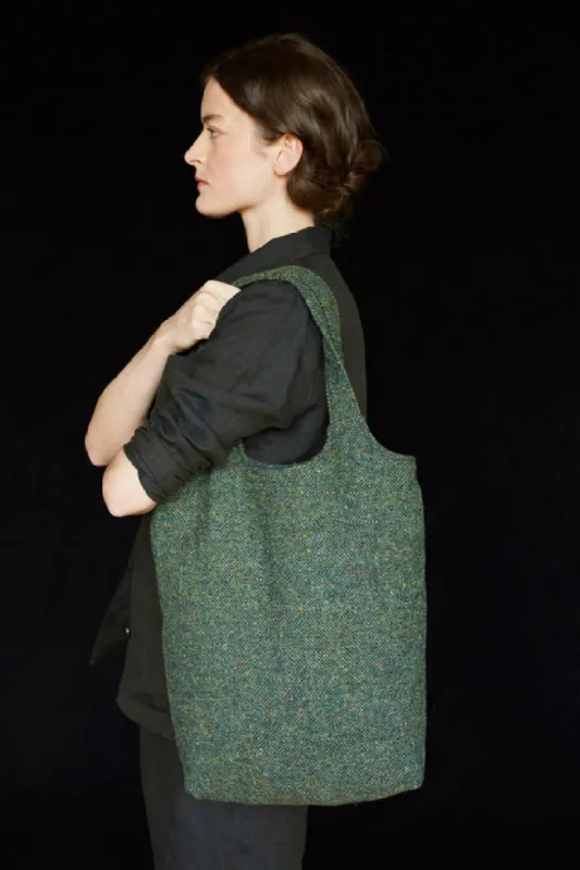 Moss Green Tweed Tote Bag sold by Stable of Ireland