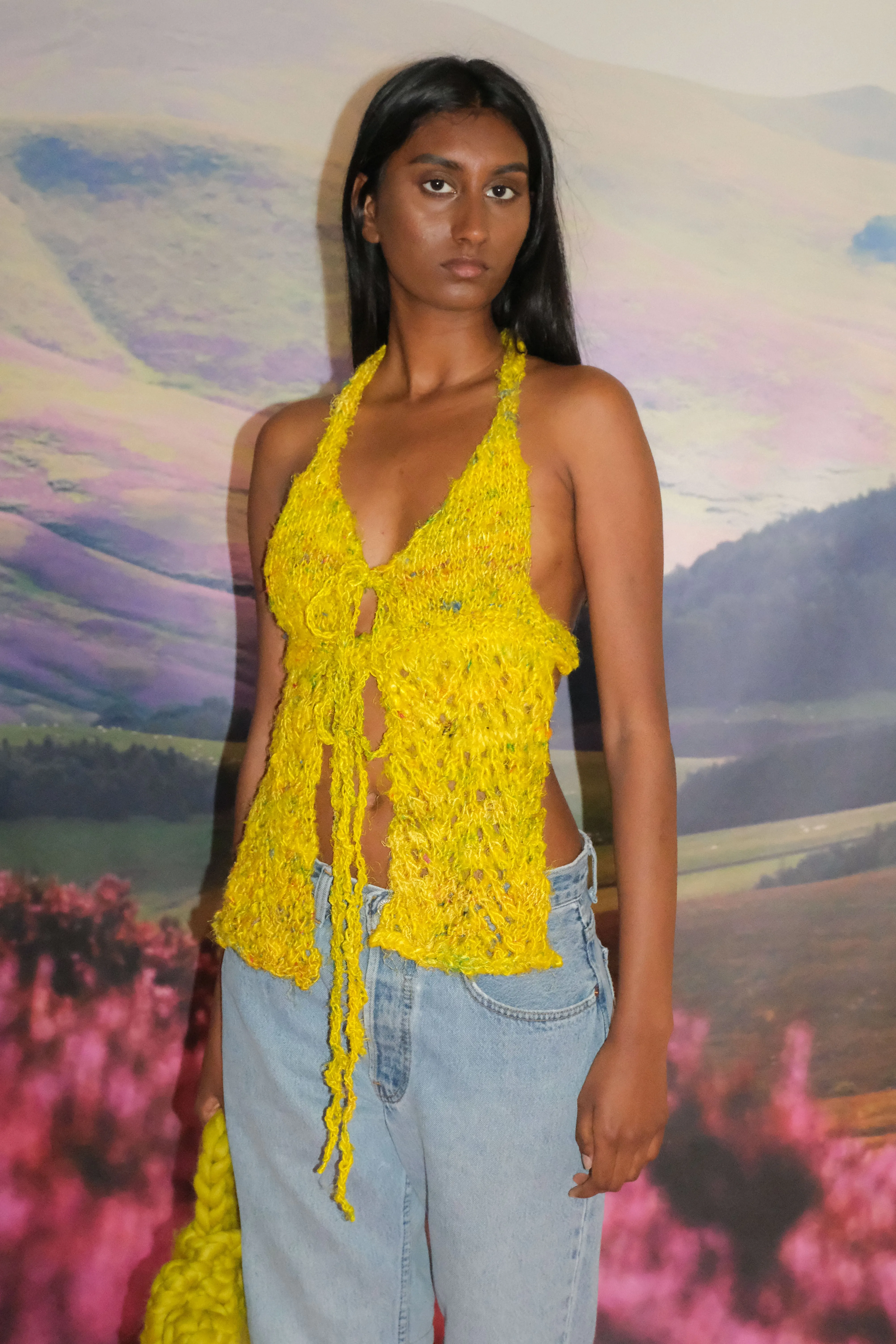 Yellow Banana Knit Top XS sold by Hope Macaulay product image thumbnail 4