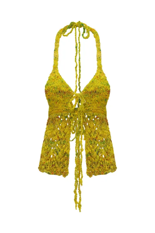 Yellow Banana Knit Top sold by Hope Macaulay
