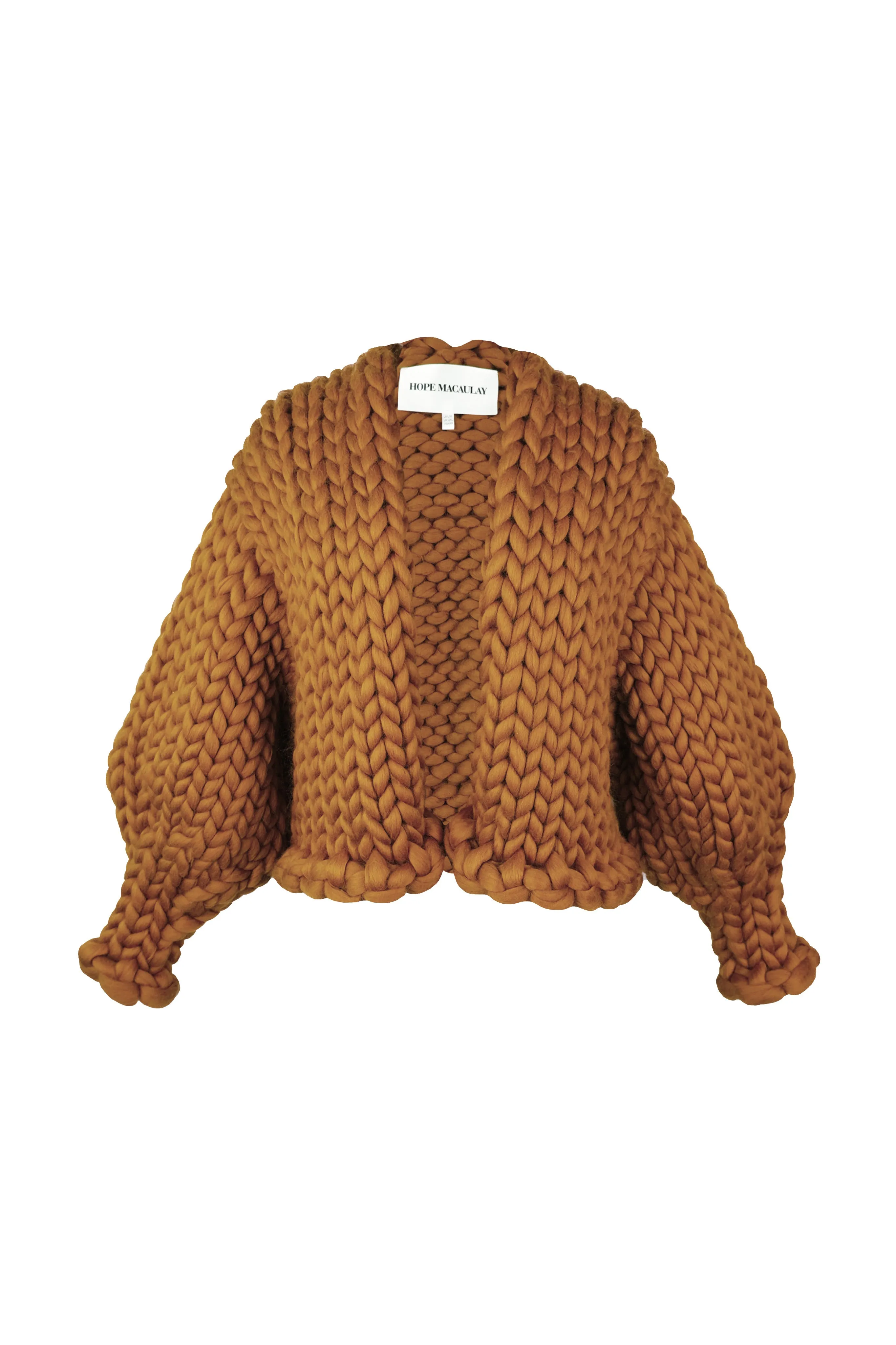Chocolate Colossal Knit Cardigan sold by Hope Macaulay product image thumbnail 5