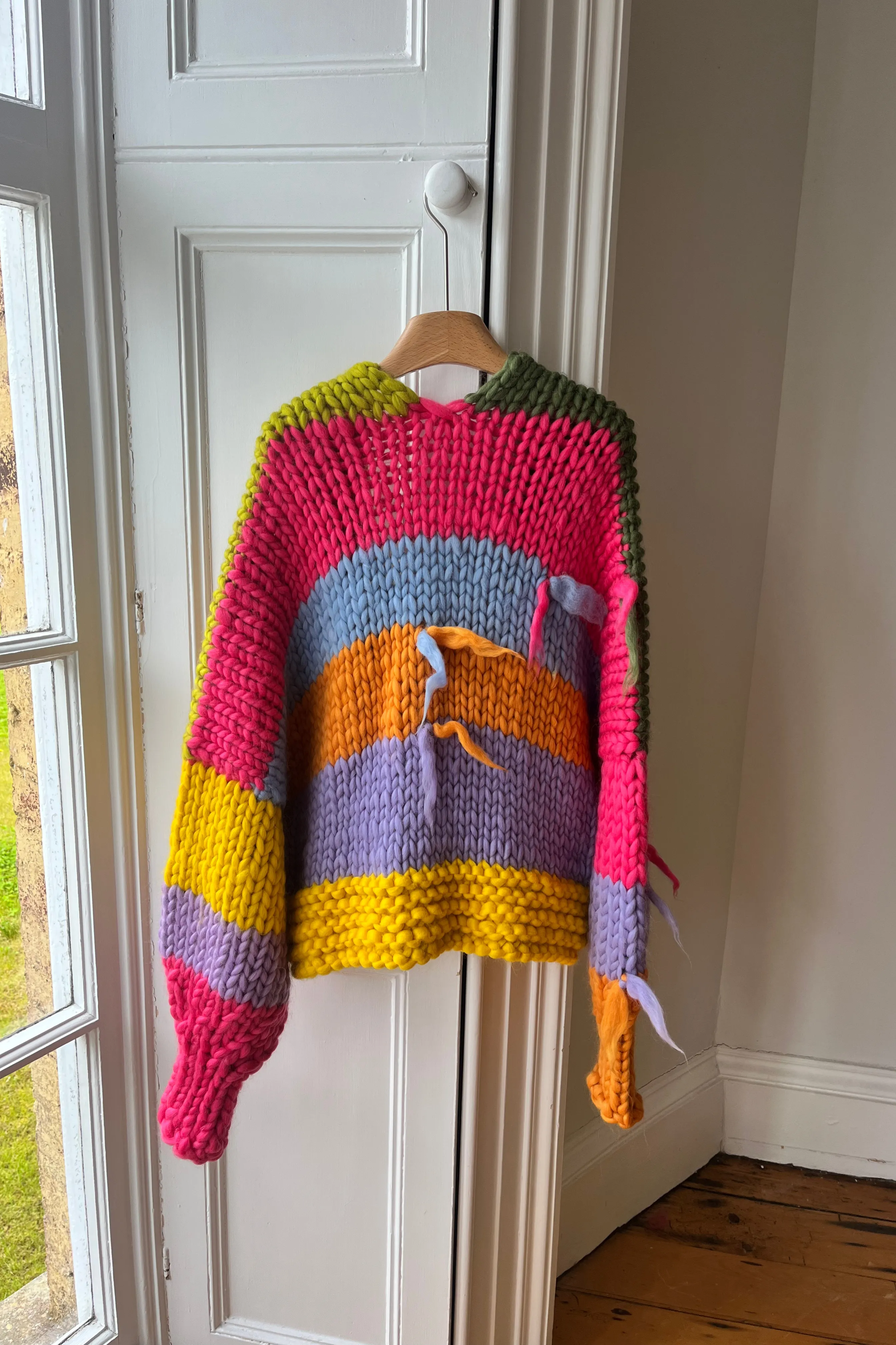 1of1 Chunky Knit Scrap Cardigan No. 1 S/M (Sample) sold by Hope Macaulay product image thumbnail 2