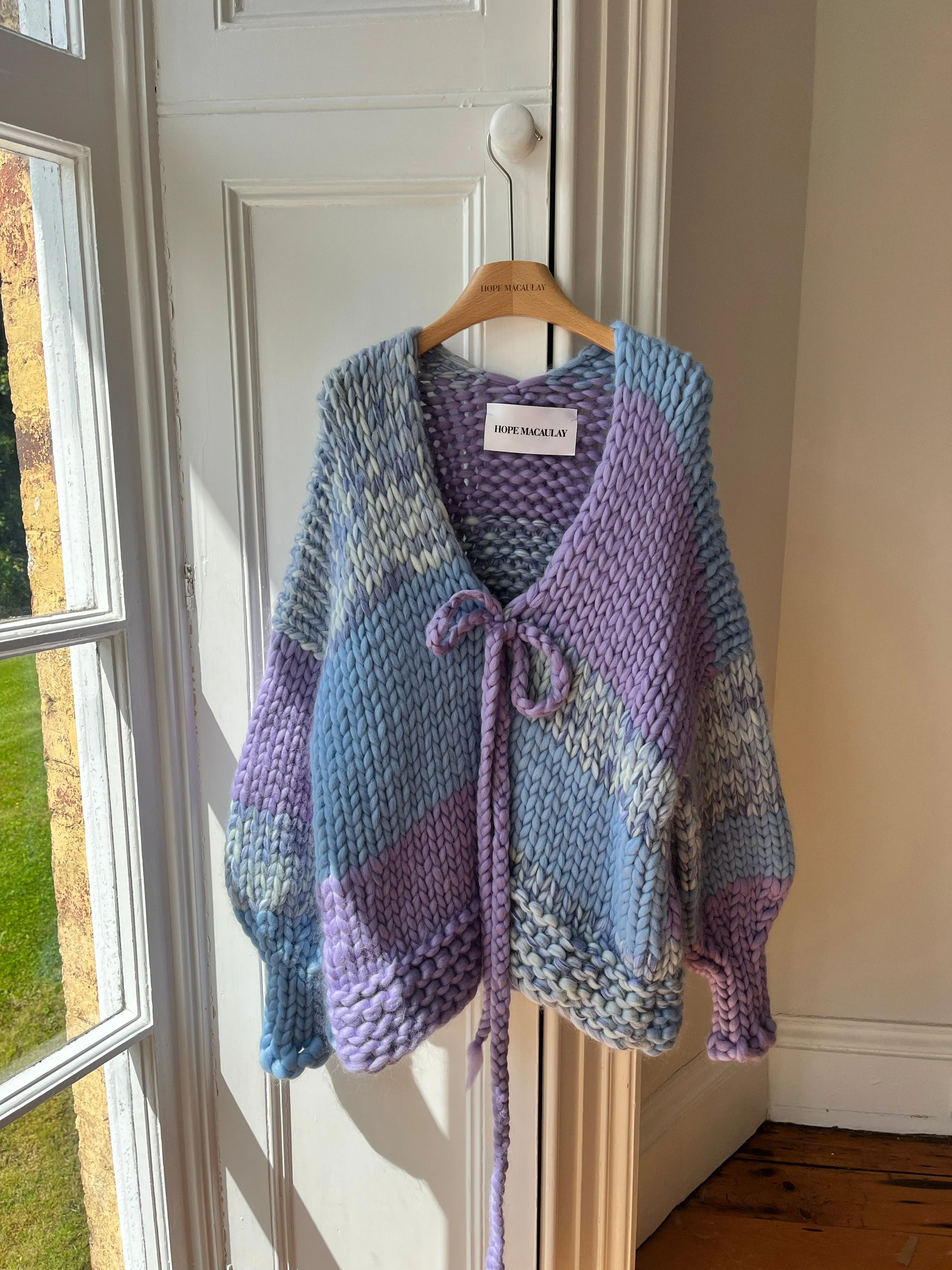 1of1 Blended Blue Chunky Knit Cardigan L/XL (Sample) sold by Hope Macaulay