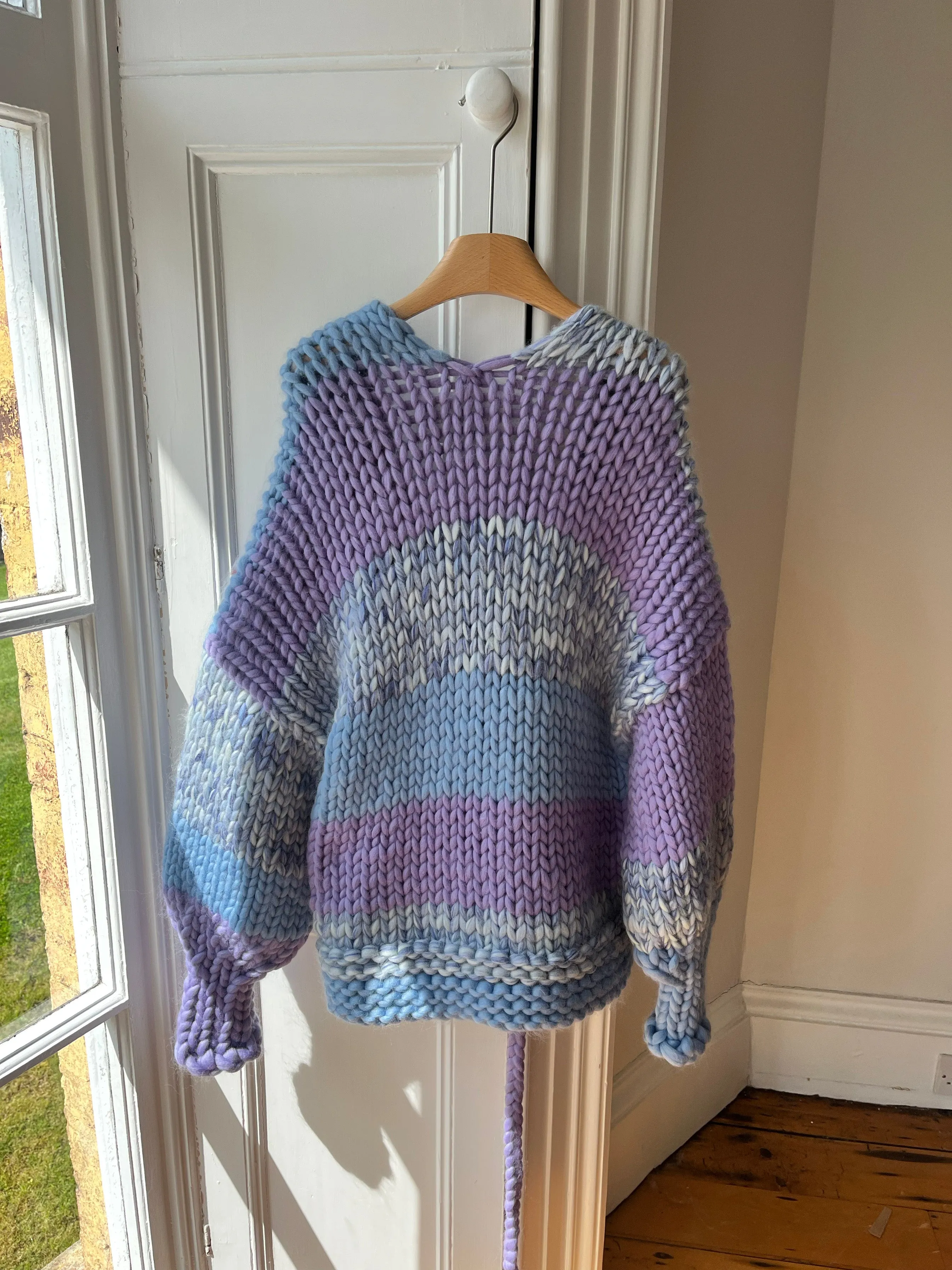 1of1 Blended Blue Chunky Knit Cardigan L/XL (Sample) sold by Hope Macaulay product image thumbnail 2