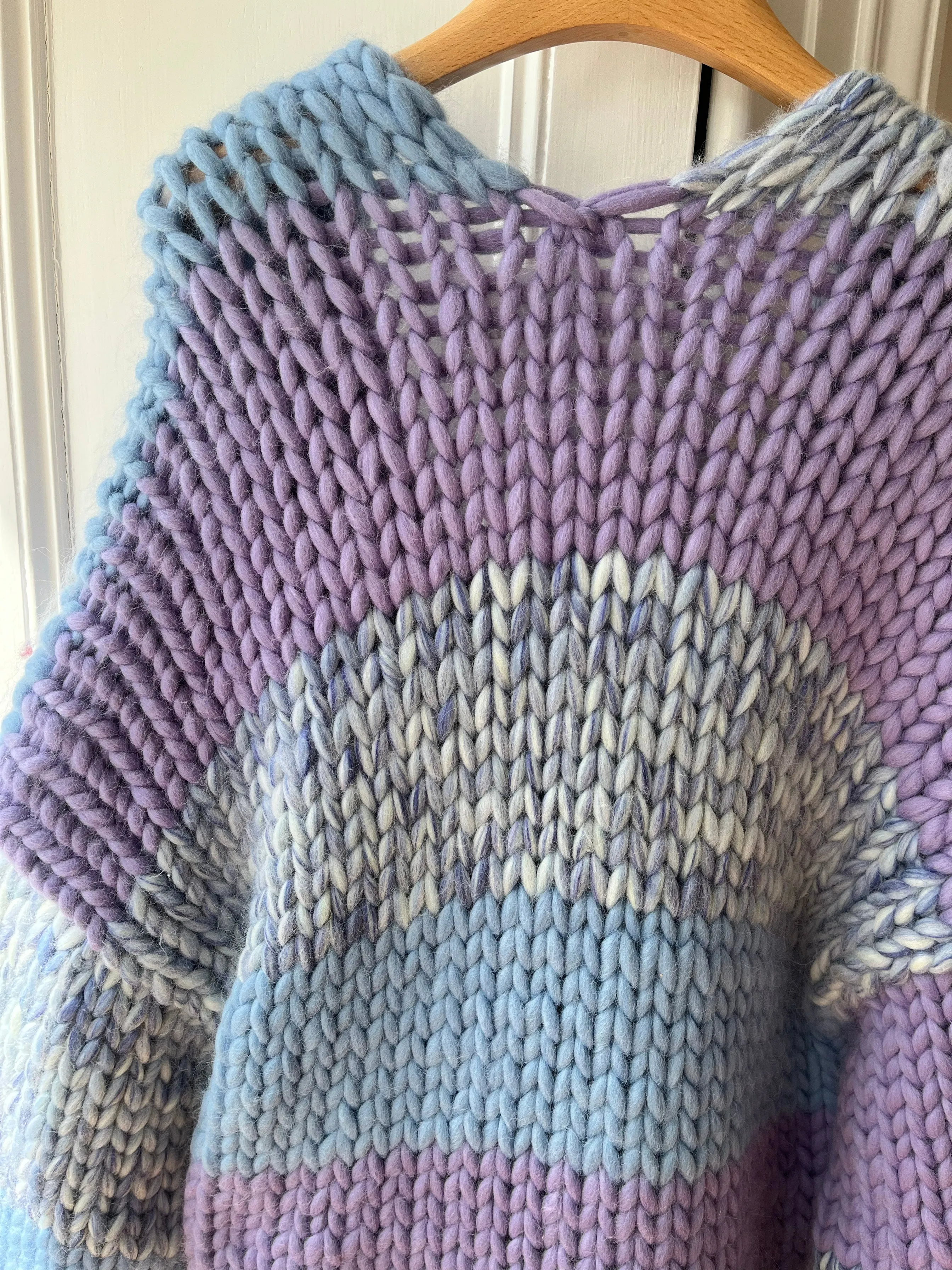 1of1 Blended Blue Chunky Knit Cardigan L/XL (Sample) sold by Hope Macaulay product image thumbnail 4