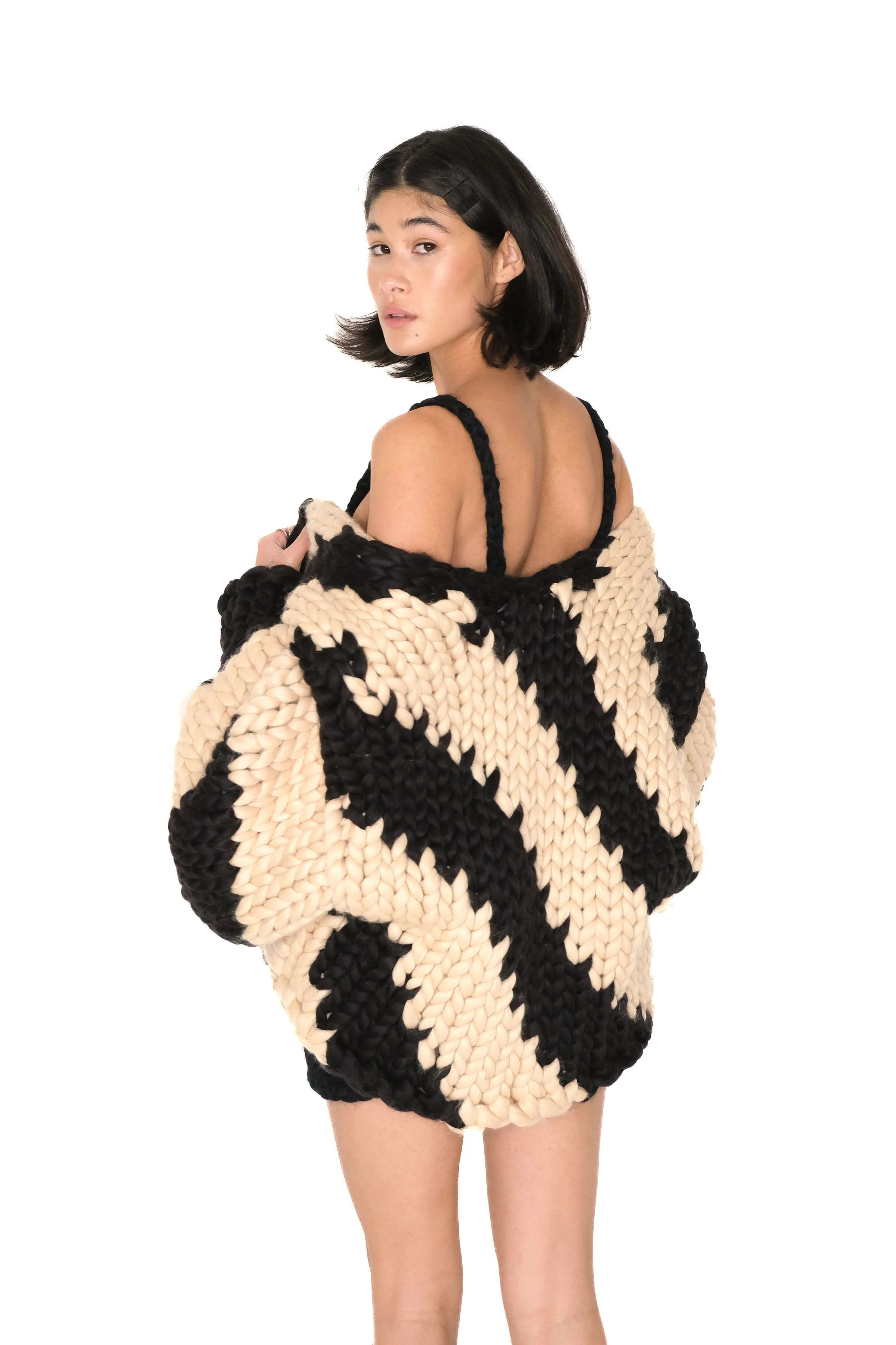 Blackberry Colossal Knit Cardigan sold by Hope Macaulay product image thumbnail 2