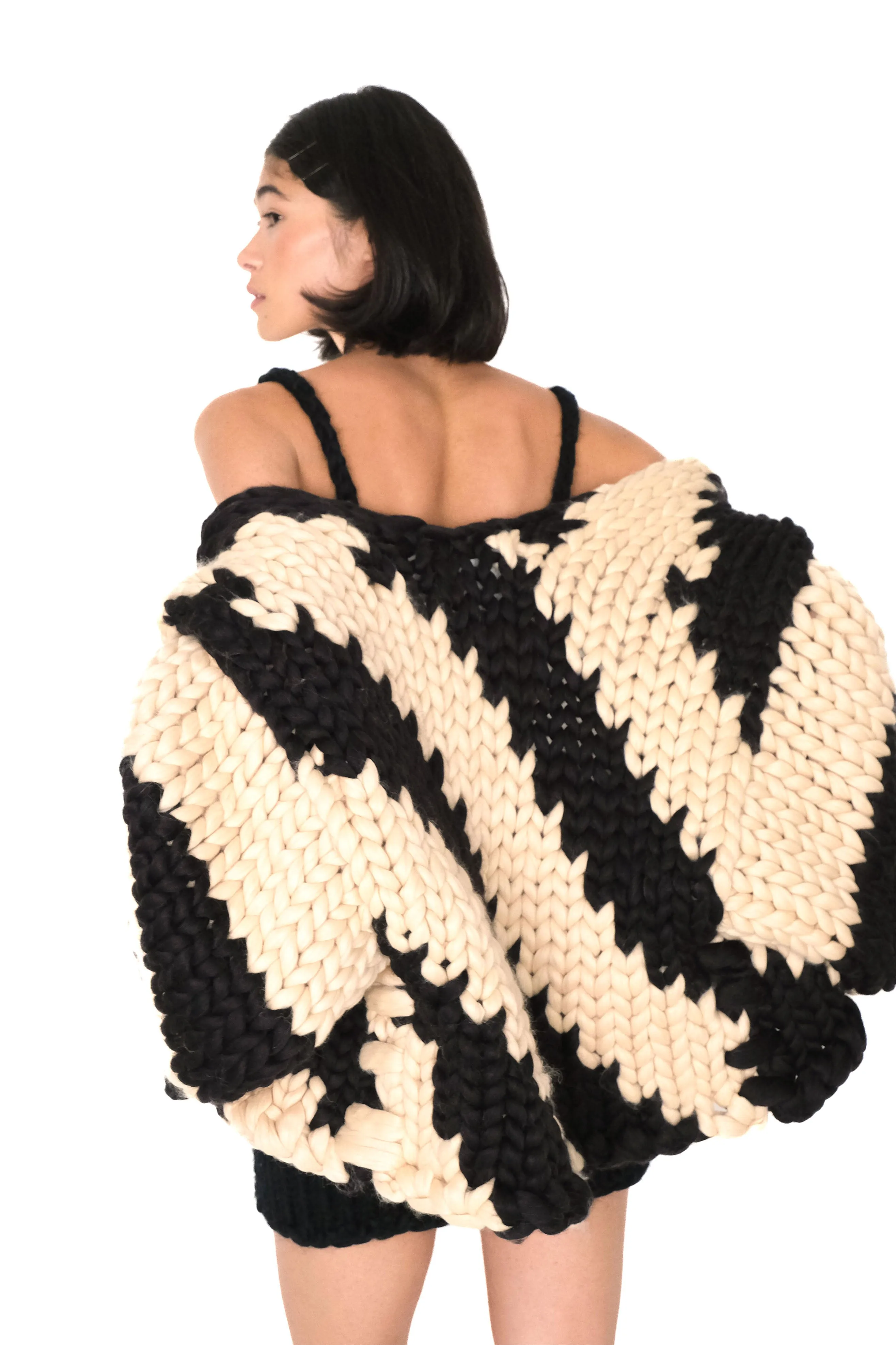 Blackberry Colossal Knit Cardigan sold by Hope Macaulay product image thumbnail 3
