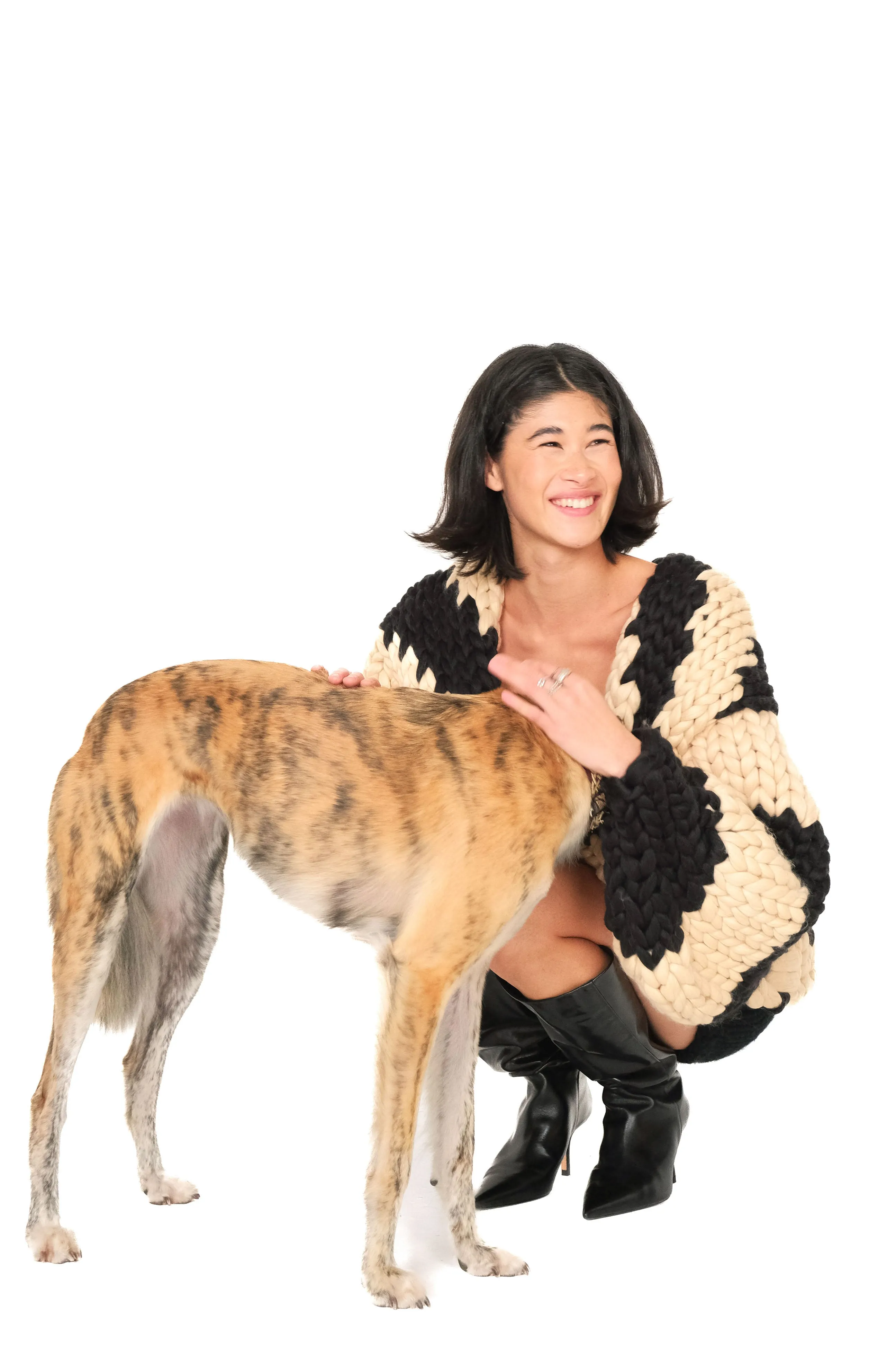 Blackberry Colossal Knit Cardigan sold by Hope Macaulay product image thumbnail 4