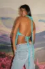Turquoise Banana Knit Top sold by Hope Macaulay