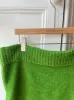 Green Knit Mini Skirt L/XL (Sample) sold by Hope Macaulay