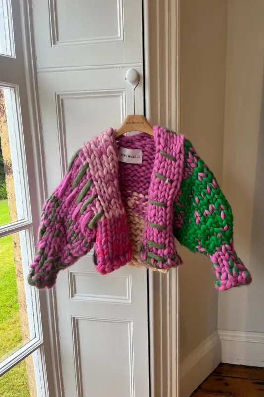 ジャケット・アウター HOPE MACAULAY Hope Macaulay The Colorful Colossal Knit Jacket in Multi