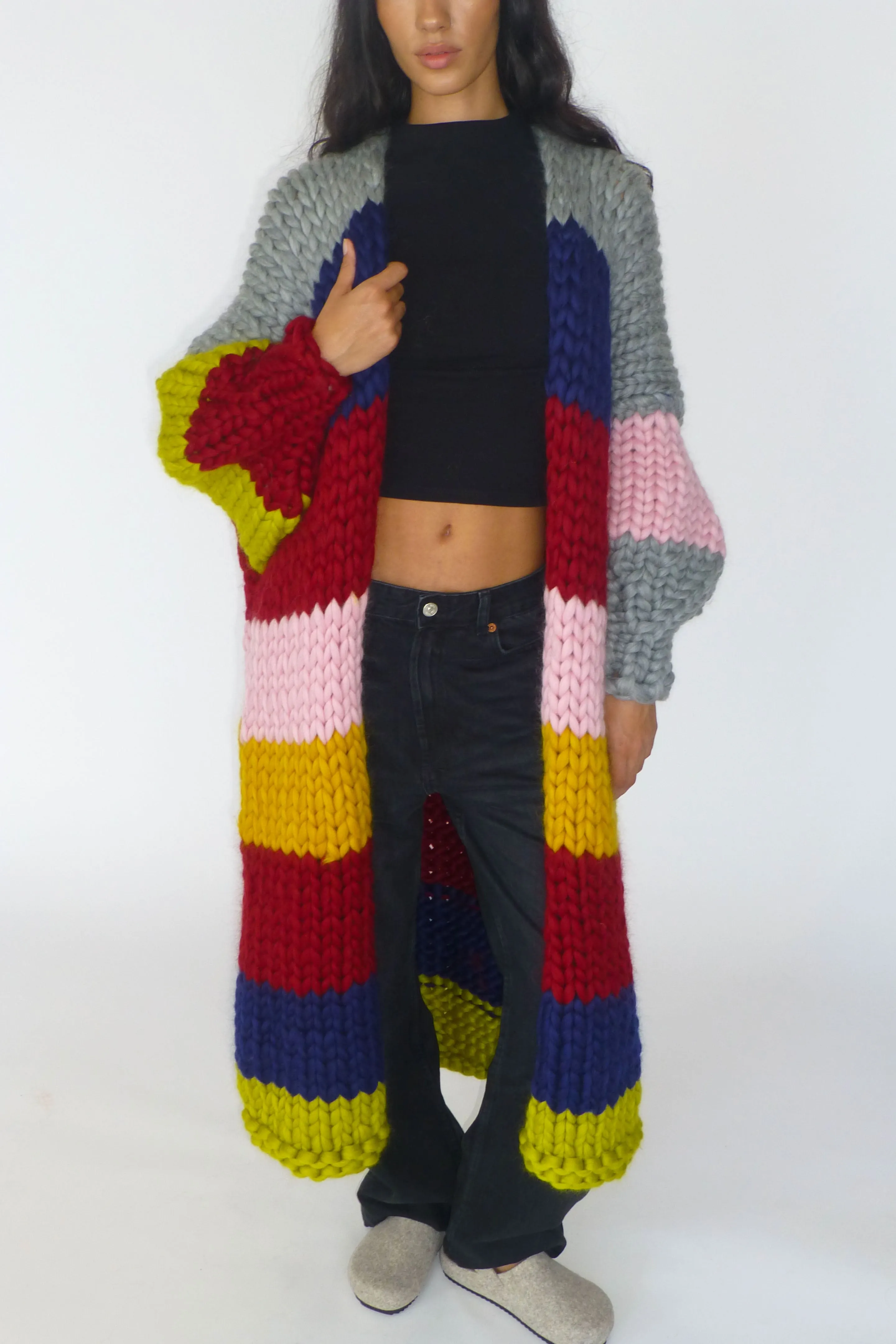 Orion Chunky Knit Maxi Cardigan sold by Hope Macaulay product image thumbnail 4