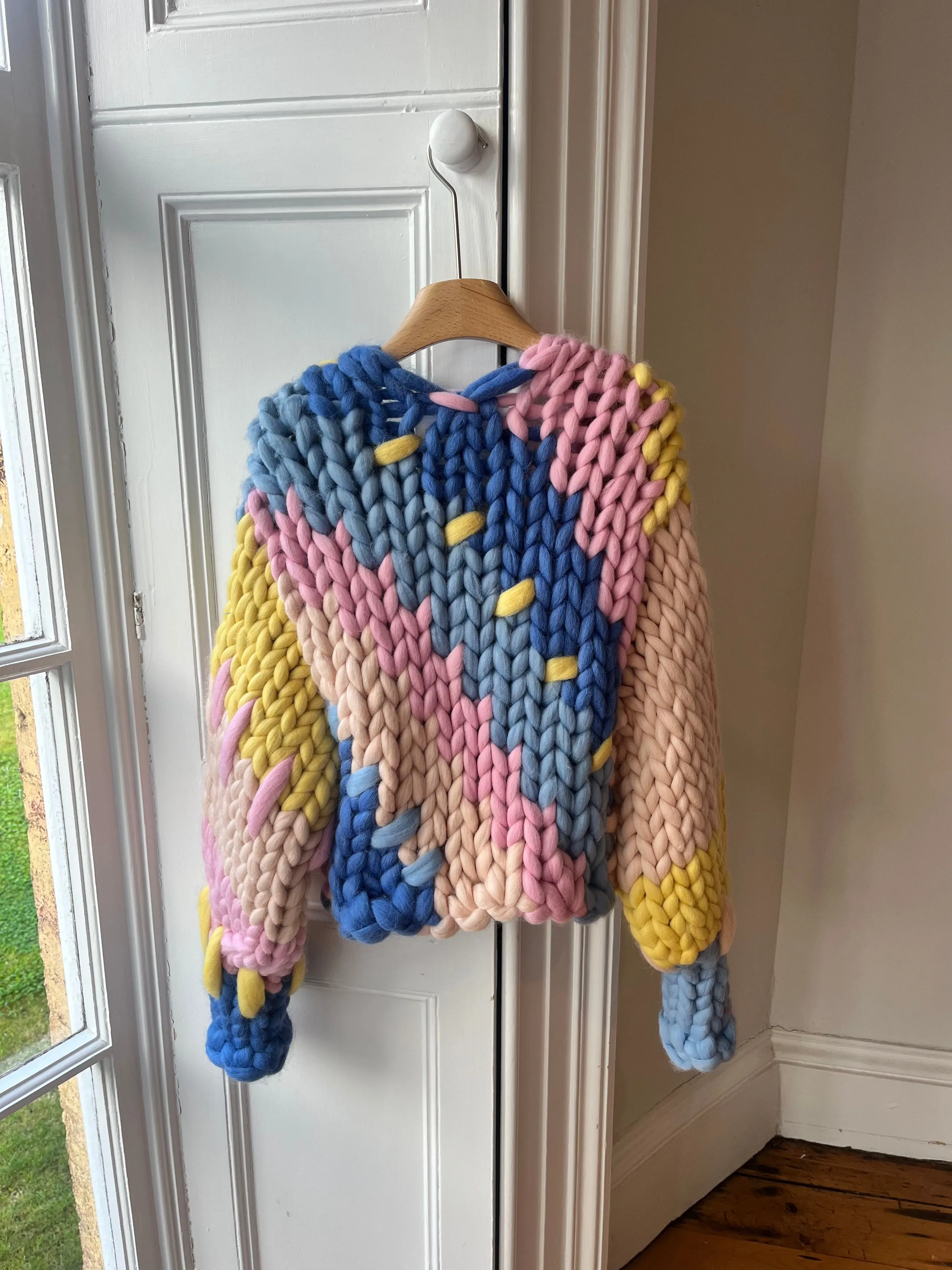 Patchwork Colossal Knit Cardigan S/M (Sample) sold by Hope Macaulay product image thumbnail 3