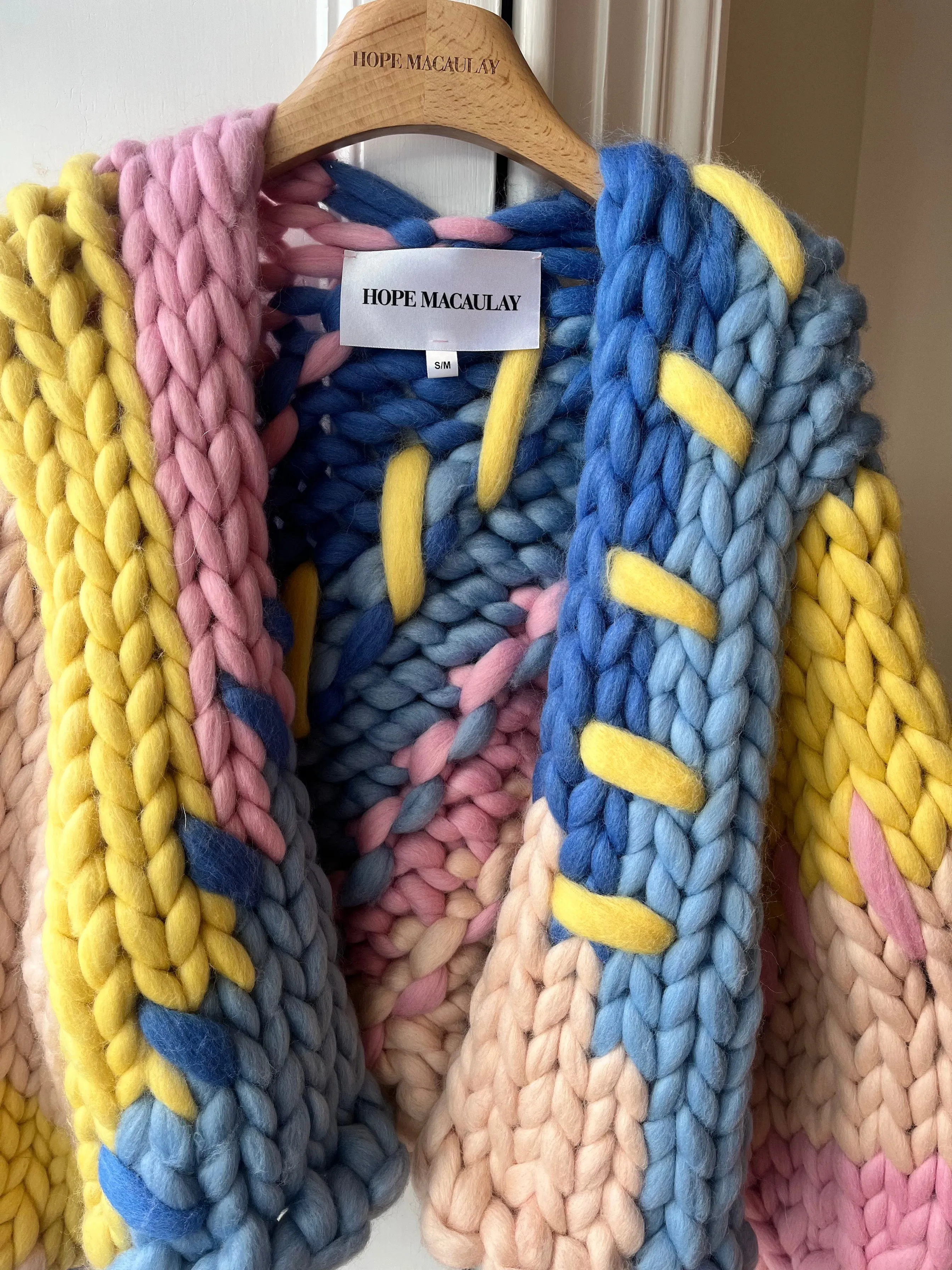 Patchwork Colossal Knit Cardigan S/M (Sample) sold by Hope Macaulay product image thumbnail 2