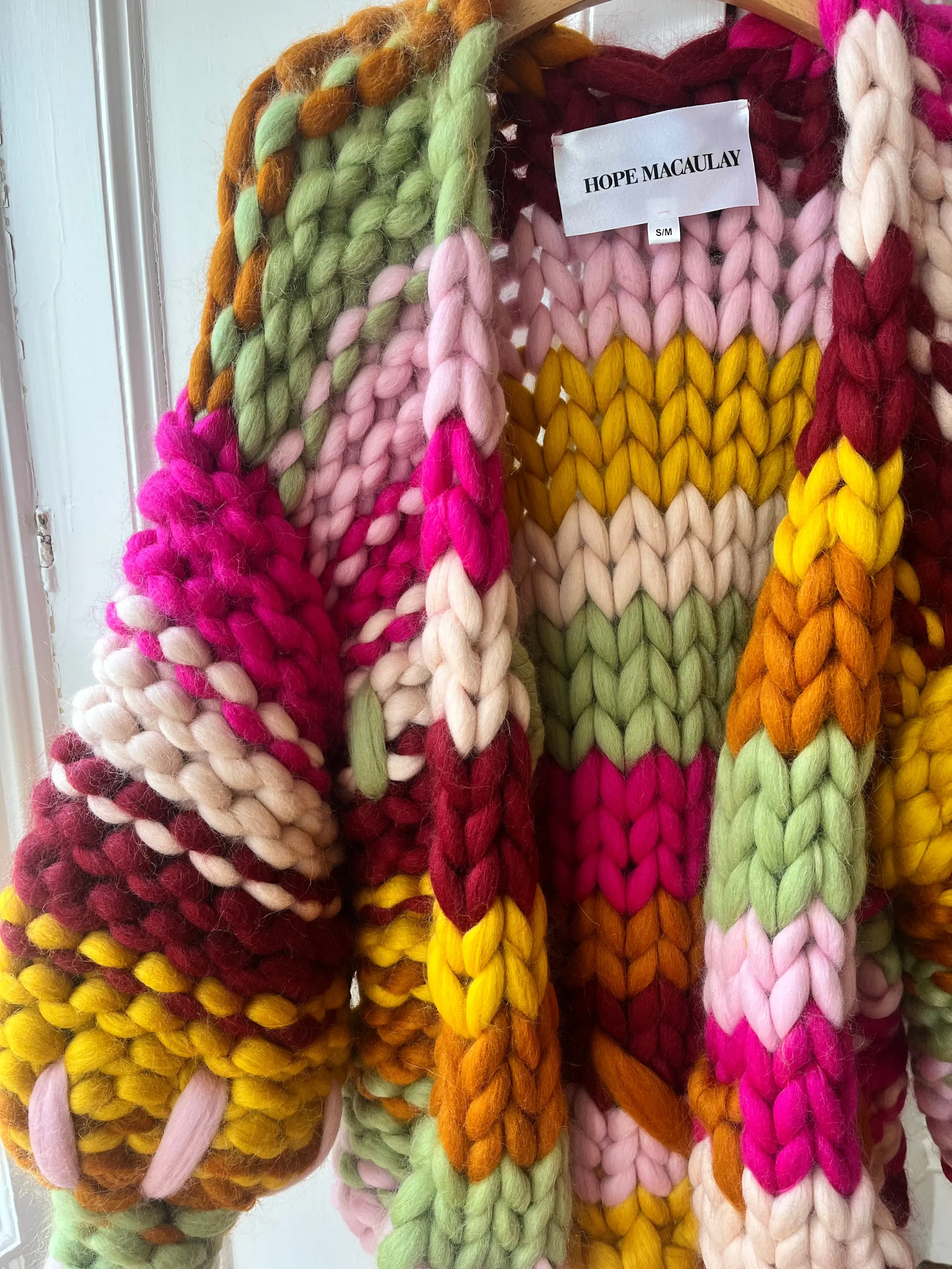 1of1 Stripe Colossal Knit Cardigan S/M (Sample) sold by Hope Macaulay product image thumbnail 2