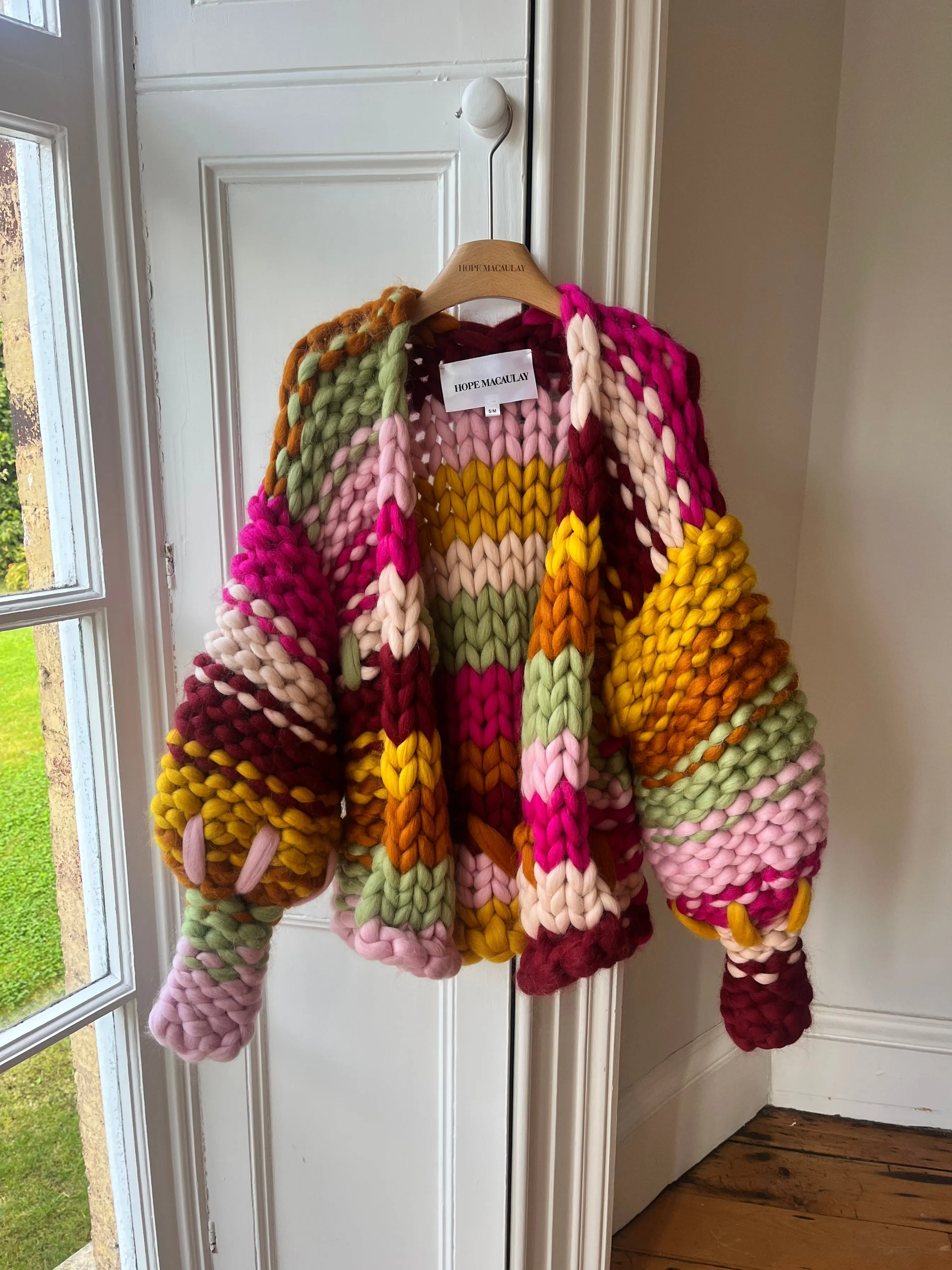 1of1 Stripe Colossal Knit Cardigan S/M (Sample) sold by Hope Macaulay