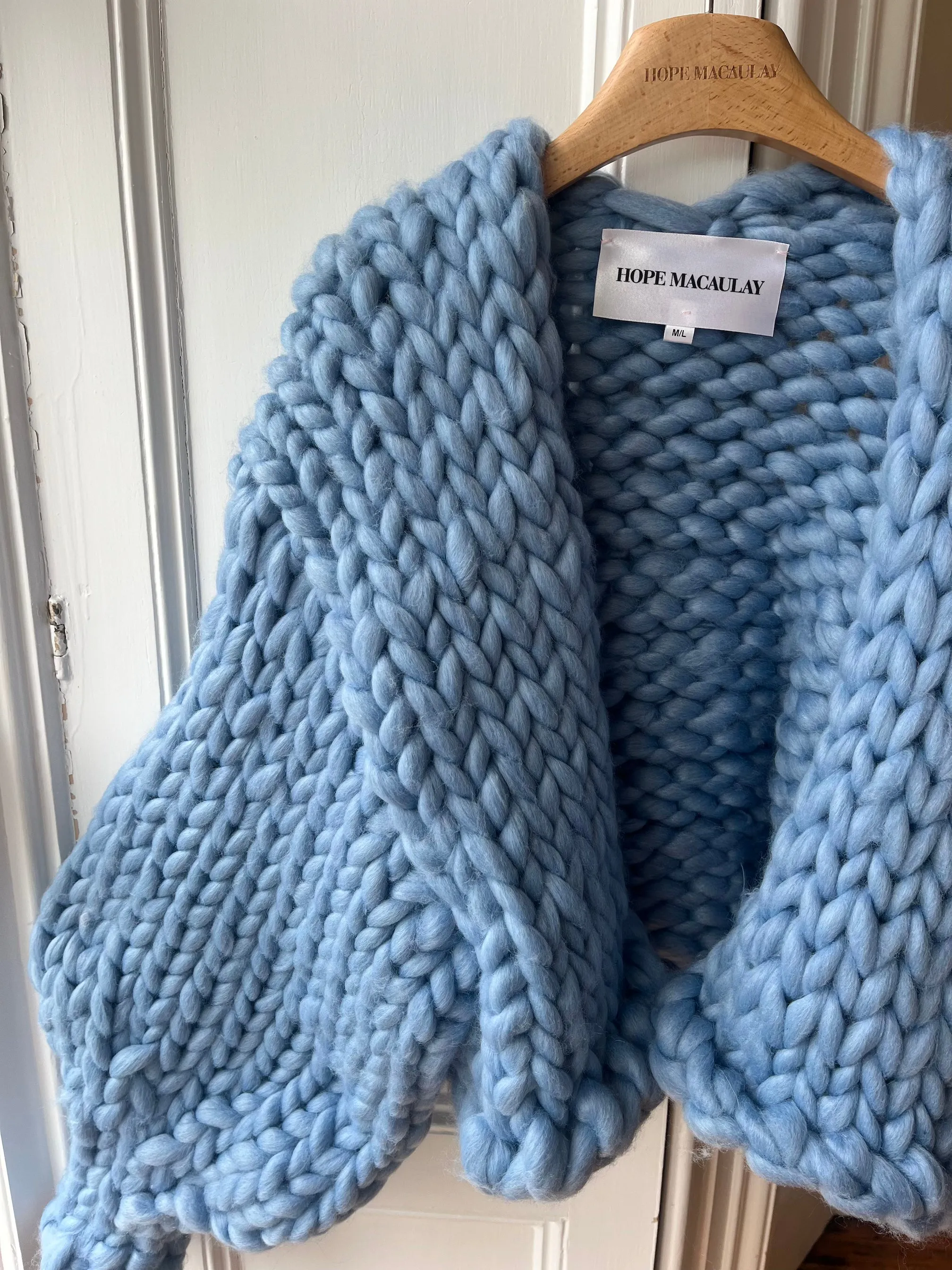 Blue Colossal Knit Cardigan (Sample) sold by Hope Macaulay product image thumbnail 2