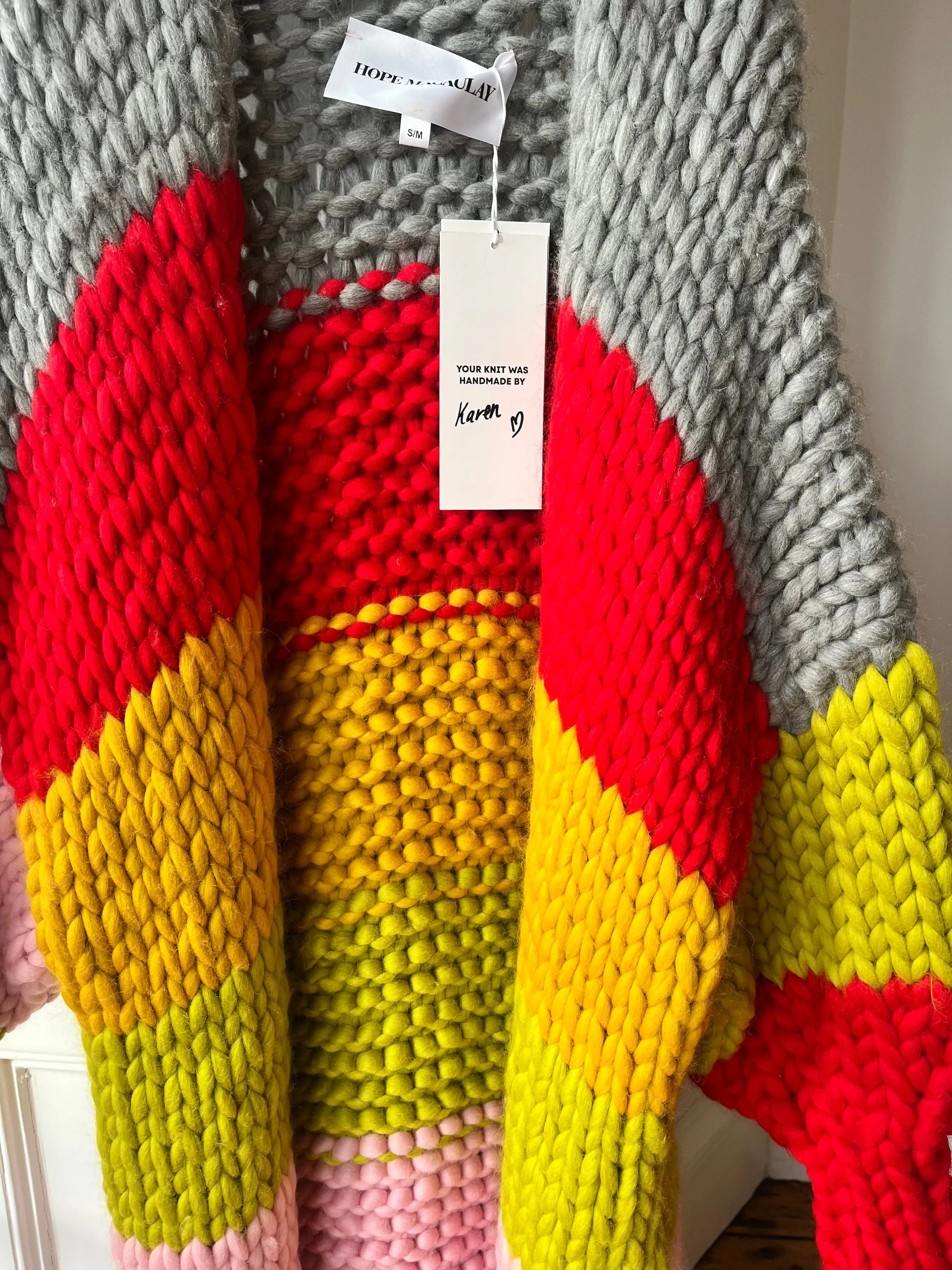 Chunky Knit Maxi Cardigan #1 (Sample) sold by Hope Macaulay product image thumbnail 2