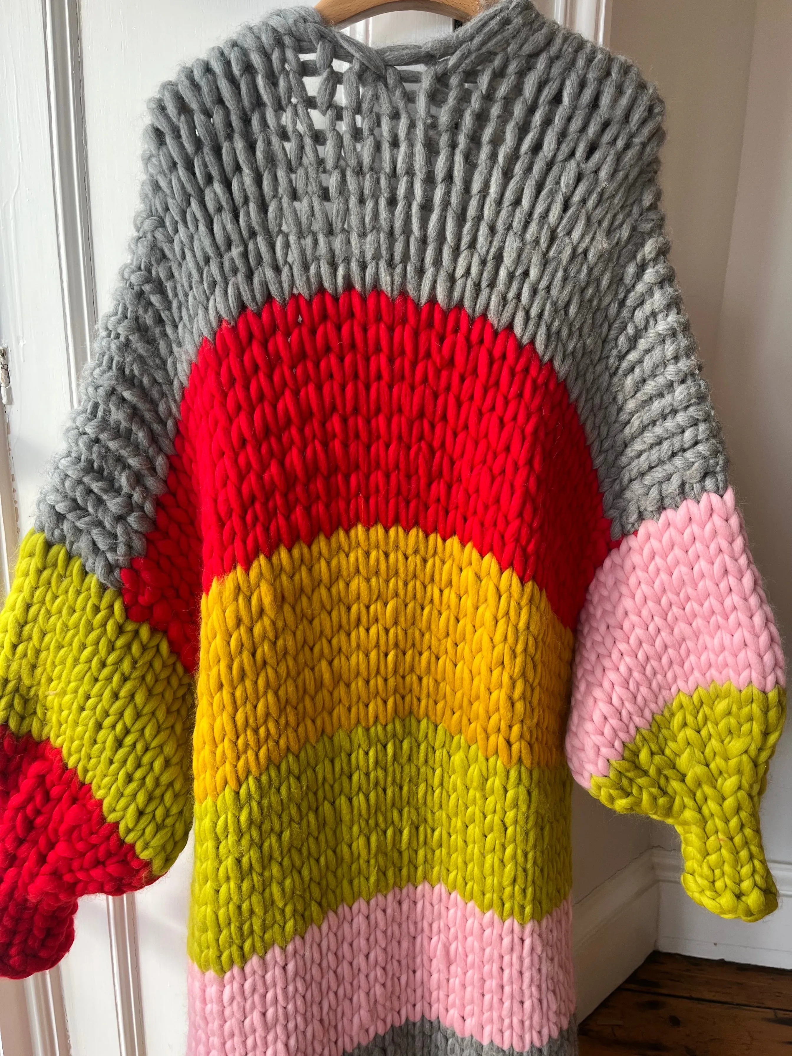 Chunky Knit Maxi Cardigan #1 (Sample) sold by Hope Macaulay product image thumbnail 4